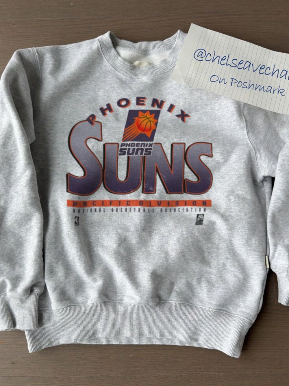 Vintage 90s Phoenix Suns Basketball Fan Sweatshirt, NBA Phoenix Suns Shirt Tee